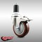 Service Caster 4 Inch 316SS Maroon Poly Swivel 1-1/2 Inch Expanding Stem Caster Lock Brake SCC SCC-SS316TTLEX20S414-PPUB-MRN-112 - alternate 4